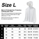 thumbnail image 2 of 1 adulto blanco de cuello alto con sombrero de verano protección UV ropa de piel fina protector solar, 2 of 5