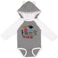 thumbnail image 3 of Inktastic My Daddy Did It and He Did It for Me with Graduation Cap Boys Long Sleeve Baby Bodysuit, 3 of 5