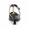 thumbnail image 4 of Journee Womens Jazlynn Buckle Kitten Heel Pointed Toe Pumps, Widths Available, 4 of 10