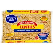 Hursts Garlic & Herb Lentils with seasoning, 15.5oz