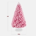 thumbnail image 2 of Best Choice Products Artificial Flocked Christmas Tree, 6ft Premium Unlit Colorful Pine Holiday Decor w/Stand - Pink, 2 of 9
