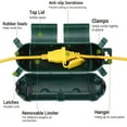 thumbnail image 3 of DEXIMRO Outdoor Extension Cord Safety Cover with Waterproof Seal, Weatherproof Electrical Connection Box to Protect Outdoor Outlet, Plug, Socket, Christmas Holiday Decoration Light, Green, 3 of 9