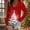 #078-Red, variant on Craaazy Christmas Shirts for Women V Neck Long Sleeve Sweatshirt Christmas Print Pullover Tops Gifts