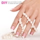 thumbnail image 5 of 1 Juego de cuentas blancas, perlas de imitación para hacer joyas, cuentas DIY, pulsera, collar, pendientes, cuentas, 5 of 6