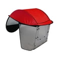 thumbnail image 1 of Toldo Cubresol Con Parabrisas Abatible Rojo Motoneta, 1 of 5