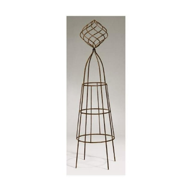 Deer Park D68 TO101X 45 In. H X 11 In. Diameter Firecracker With Ball Topiary