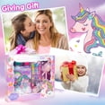 thumbnail image 3 of PinkSheep Unicorn Diario con Cerradura y Llaves, Juego de Papelería Unicorn con Sellos de Diario, Pegatinas, Bolígrafos, Cuaderno, 3 of 7