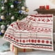 thumbnail image 1 of Christmas Deer Bells Geometric Print Double Thickened Bedroom Sofa Cover Blanket, 1 of 7
