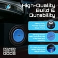 thumbnail image 4 of Hifonics ELITE 8 Inch Shallow Subwoofer Dual Voice Coil Car Audio Speaker, 500 Watts, Blue, 4 of 13