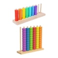 thumbnail image 3 of Xuanheng 2Pcs Wooden Color Sorting Stacking Toys Children Sensory Toy Educational Toy Style B, 3 of 8