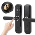 thumbnail image 4 of Smart Door Lock, Password Lock Emergency Key Hole Zinc Alloy  For Hotel For Apartment For Home, 4 of 8