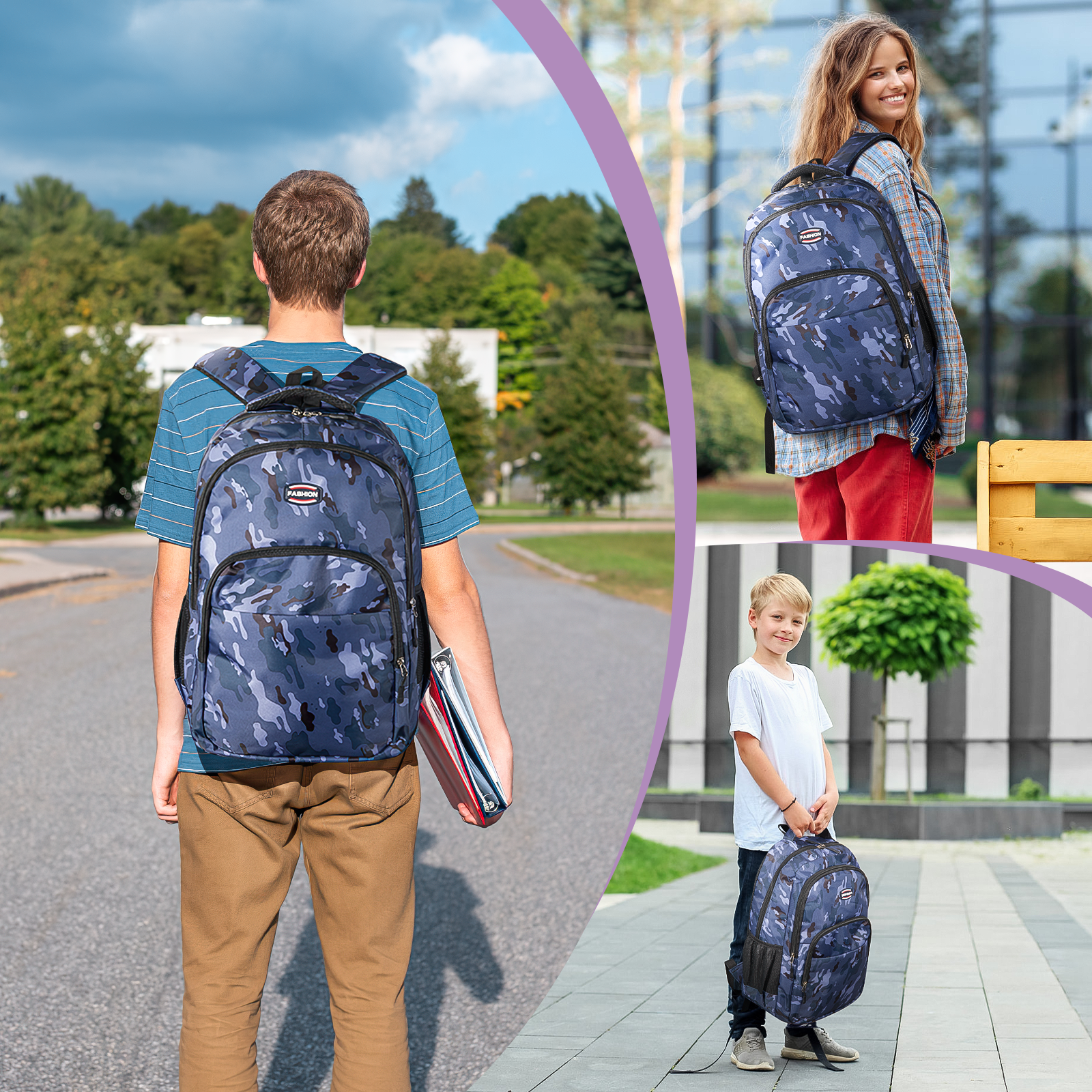 Backpack for Work, College, and Travel, Water Resistant Bookbag, Backpack for / & / with Adjustable Padded Mesh Straps, Geometric Print Backpack for / / College Bag Bookbags