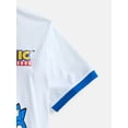 thumbnail image 3 of Sega Sonic The Hedgehog Boys Short Sleeve Puff Print Ringer T-Shirt, Sizes XS 4/5-XXL 18/20, 3 of 3