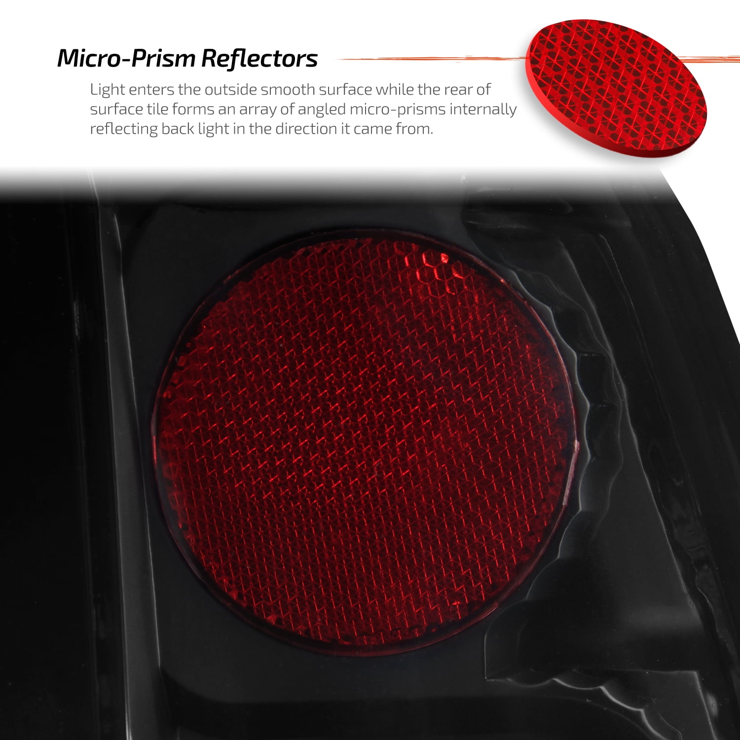 AKKON - For Chevy C/K C10 Tahoe GMC Jimmy Sierra Suburban Yukon Pickup Truck Black G2 Tail Lights Brake Lamps