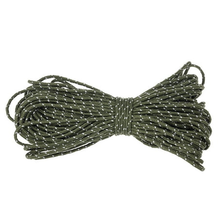 

Lixada Lixada 20M Reflective Rope Paracord Cord Outdoor Gear Lanyard 1 Inner Strand Core for Camping Awning