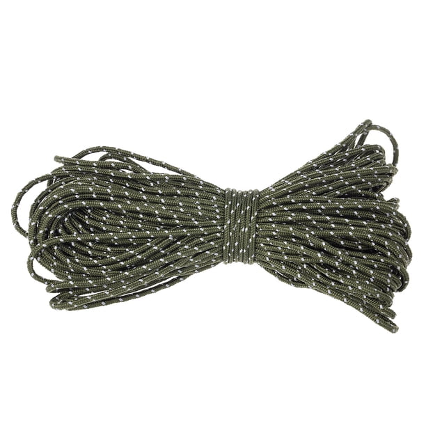 Cuerda reflectante Lixada 20M Cuerda reflectante Cordón paracord Cordón al aire libre para engranaje Lixada Cuerda reflectante
