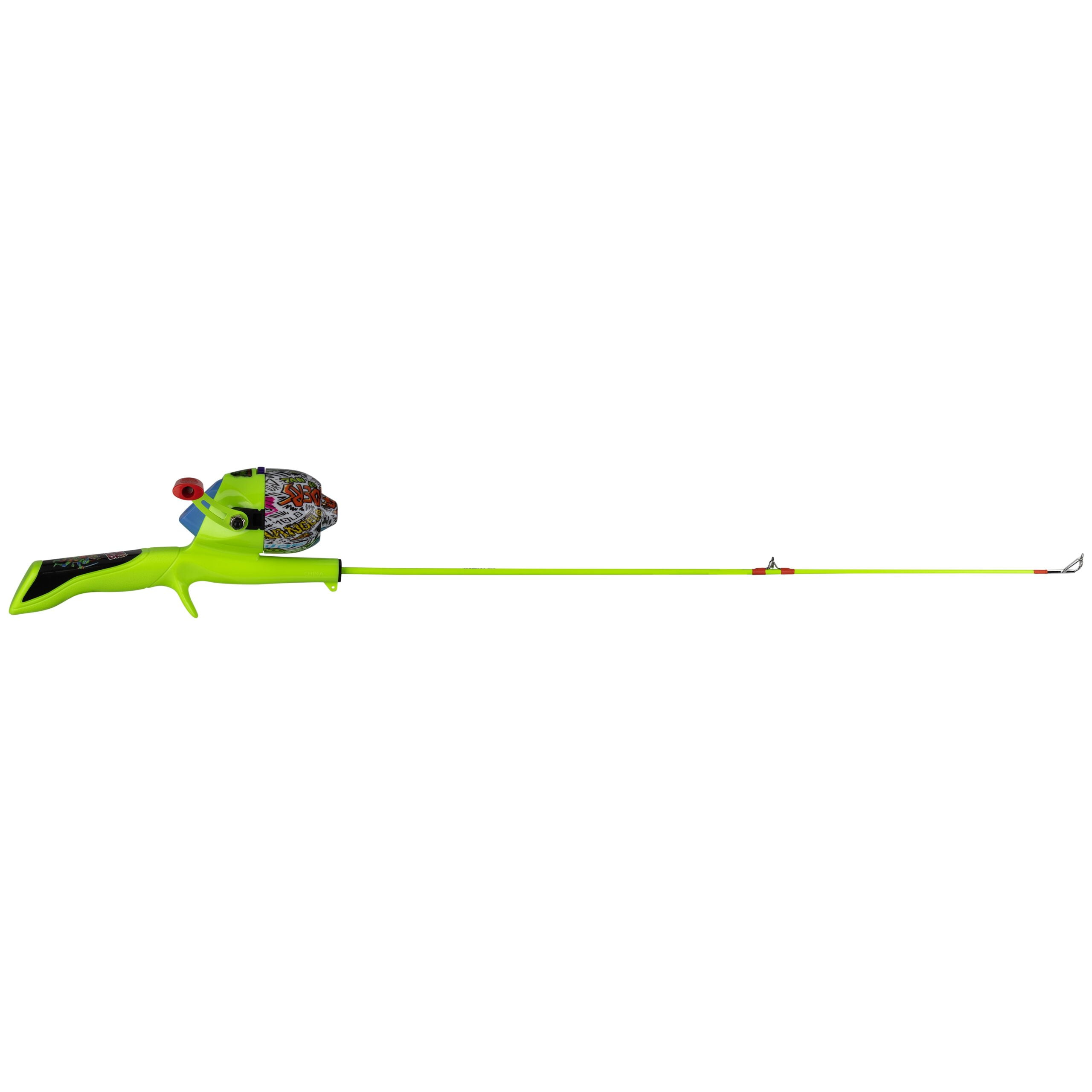 Kid Casters Teenage Mutant Ninja Turtle Youth Fiberglass Spincasting Fishing Pole & Reel Combo