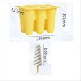 thumbnail image 4 of 2PCS Silicone Popsicle Molds Homemade Ice Cream Molds for Kids,White, 4 of 5