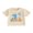 Blue, variant on Miaouyo Baby First Birthday T Shirt Cute Animal Print Short Sleeve Round Neck Tops