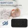 thumbnail image 4 of SHARE SUNSHINE Wireless Bluetooth Keyboard Ultra Slim Silent Mini Wireless Keyboard Rechargeable Portable Pocket Keyboard Handheld 49 Keys Cordless Keyboard for iPhone iPad Android Laptop Windows Mac, 4 of 8