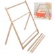 thumbnail image 5 of DIY máquina de tejer a mano de madera soporte ajustable tapiz herramienta para tejer lana, 5 of 12