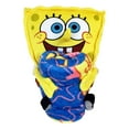 thumbnail image 5 of Sponge Bob Smiling Spongebob Kids Silk Touch Throw Blanket with Plush Hugger, 5 of 7