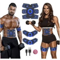 Abs Stimulator Ab Stimulator Rechargeable Abs Stimulator for Men Women Abdominal Work Out Abs Power Fitness Abs Muscle Training Workout Equipment Portable