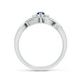 thumbnail image 2 of ANGARA Natural Marquise Sapphire and Diamond Infinity Bridal Set in 14K White Gold for Women (Size-6x3mm) | September Birthstone, Anniversary, Jewelry Gift for Women | Natural Blue Sapphire Ring, 2 of 9