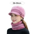 thumbnail image 6 of Yirtree Fleece Lined Womens Beanie Hat, Winter Hat Scarf Mask Set,Women's Winter Hat, Middle-Aged and Old Warm Earmuff hat, 6 of 8