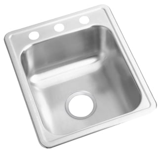 Houzer 1722-7BS-1 Hospitality 17"x22" Drop-In Stainless Steel Bar & Prep Sink – 22-Gauge T304, StoneGuard Undercoating