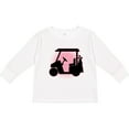 thumbnail image 3 of Inktastic Golfing Girls Golf Cart Girls Long Sleeve Toddler T-Shirt, 3 of 5