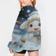 thumbnail image 5 of ersvoioy Kids Christmas Graphic Hoodie Girls Long Sleeve Crewneck Sweatshirt Reindeer Print Pullover Top Holiday School Clothes Size 1-13 Years, 5 of 5