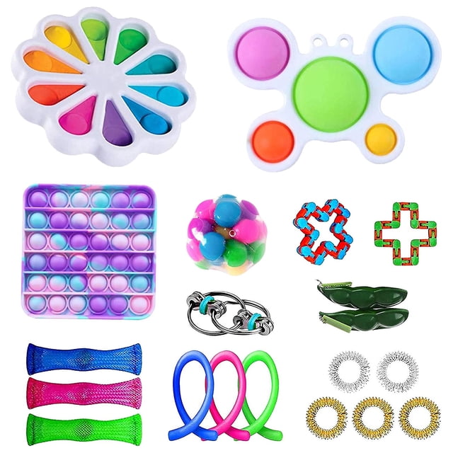 Juguete sensorial Push Bubble Fidget para aliviar el estrés del autismo