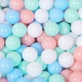 thumbnail image 1 of 100PCS Play Balls Food Grade Non-toxic Colorful Ocean Ball Pit Balls for Kids, 1 of 10