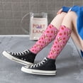 thumbnail image 6 of Picia Women Crew Soft Moisture-wicking Socks Strawberry Cake Pattern Design Cotton Socks, One Size fit All, 6 of 9