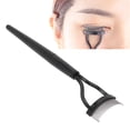thumbnail image 4 of Xirurus Eyelash Comb Folding Reusable Stainless Steel Eyelash Separator with Cover Cosmetic Tool Black Lash Definer Grooming Brush Eye Makeup Mascara Applicator Needle Comb Beauty Accessories, 4 of 9