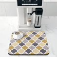 thumbnail image 2 of Washable Rubber Boho Floral Retro Dish Drying Mats for Kitchen Counter Home Large Coffee Bar Pad Accessories and Decor for Utensils Stemware 16''x18'', 2 of 6