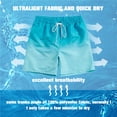 thumbnail image 3 of MYJAJAYI Men's Quick Dry Swim Trunks Swimming Shorts for Men with Mesh Lining Light Blue XXL, 3 of 5