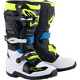 thumbnail image 2 of Alpinestars Tech 7S Youth MX Offroad Boots Black/Blue/Yellow 3 USA, 2 of 3