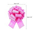 thumbnail image 2 of Uxcell Metallic Large Big Pull Bow Gift Wrapping Bows Ribbon for Wedding Car Presents Christmas Colorful Rose Red 24 inch, 2 of 7