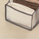 thumbnail image 2 of Organizador Cajón de tela, armario, divisor de armario para calzas (gris de 7 celdas) Likrtyny Libre de BPA, 2 of 8