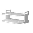 thumbnail image 5 of NOVELAR Plastic Wall Mount Shelf, 11.81 in Wide, No Tools Installation for Easy Setup, Space-Saving Storage for Set-Top Boxes and Electronics, 5 of 7
