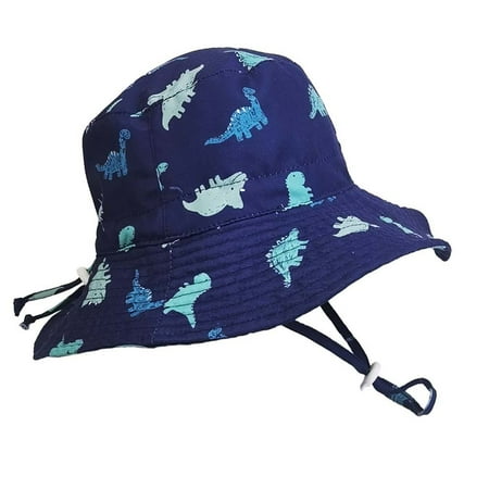 

Mchoice Baby Hat Adjustable - Outdoor Toddler Sun Hat Toddler Swim Beach Pool Hat Kids UPF 50+ Wide Brim Chin Strap Summer Play Hat on Clearance