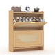 thumbnail image 1 of Rattan Zapatos Almacenamiento Gabinete Con 2 Vuelco Drawers Gratuito de Pie Wooden Zapatos Almacenamiento Organizador Gabinete Con Ajustable Estanterías Para Entryway Hallway Foyer Bedroom..., 1 of 8