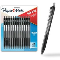 Paper Mate InkJoy 300RT Retractable Ballpoint Pens, Medium Point (1.0mm), Black, 24 Count