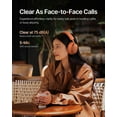 thumbnail image 6 of Baseus Inspire XH1 Adaptive Noise Cancelling Headphones, Hi-Res Audio, 100H Playtime, Over-Ear Wireless Bluetooth Headset for Commute, Travel & Calls, Cosmic Sunset, 6 of 10