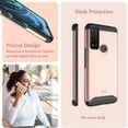 thumbnail image 5 of TUDIA Merge TCL 30 XE 5G Case Military Grade Slim Dual Layer Heavy Duty - Rose Gold, 5 of 7