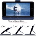 thumbnail image 5 of for iPhone SE2/SE 3rd 2022/7/8 4.7" Phone case[RFID Blocking Leather],[3 Credit Card Slot] Flip Folio Book Shockproof Protector,Holder Stand case,Women Men for Apple SE Wallet Cover,Blue, 5 of 11