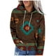 thumbnail image 2 of ICHUANYI Liquidación Mujer Moda Casual Color Contraste Estilo étnico Impresión Manga larga Tops Sudaderas con capucha ICHUANYI WER2023082200261, 2 of 5
