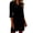 Black, variant on Wedding Guest Dresses for Women,Womens Dresses,Stretch Velvet V Neck Dress 3 4 Sleeve Bodycon Fits Green